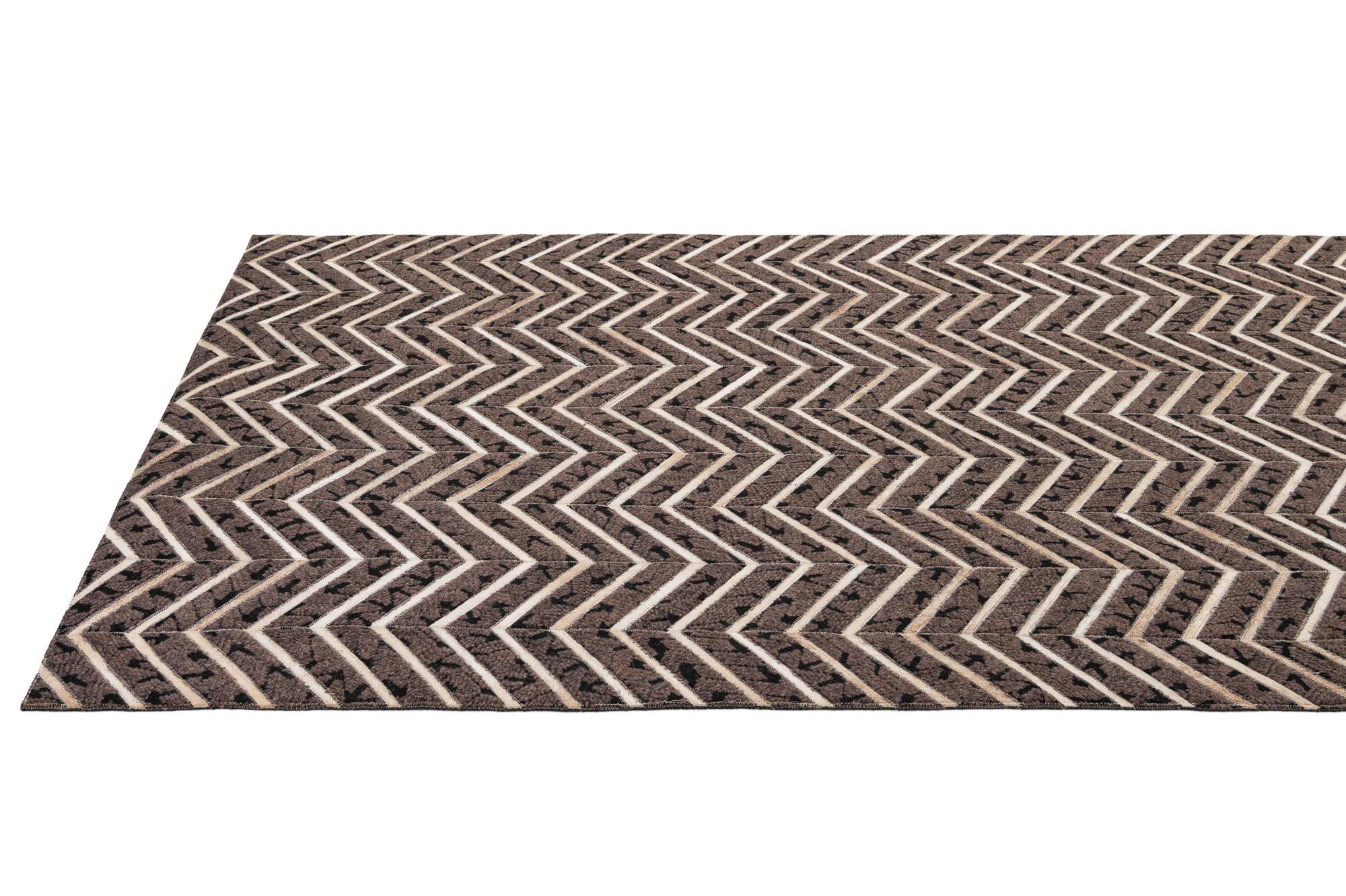 5' x 7' 11 Cowhide - Patchwork Rug
