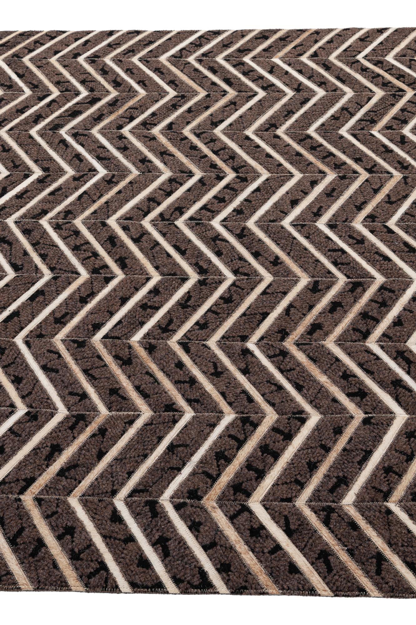 5' x 7' 11 Cowhide - Patchwork Rug
