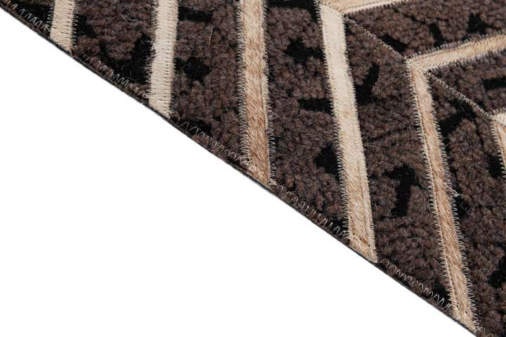 5' x 7' 11 Cowhide - Patchwork Rug