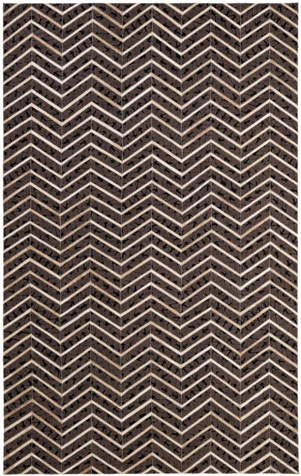 Detail image of 5' x 7' 11 Cowhide - Patchwork Rug