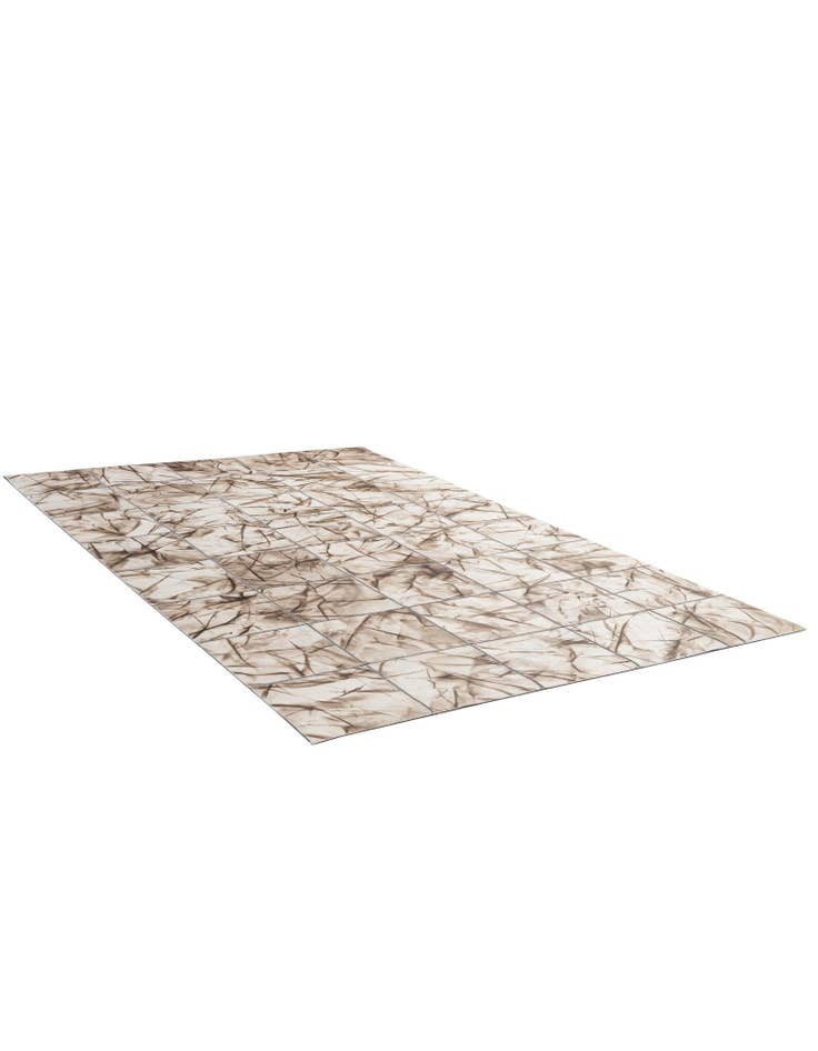 Detail image of 4' 11 x 7' 11 Cowhide - Patchwork Rug