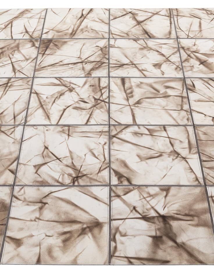 Detail image of 4' 11 x 7' 11 Cowhide - Patchwork Rug