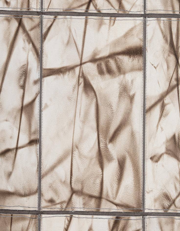 Detail image of 4' 11 x 7' 11 Cowhide - Patchwork Rug