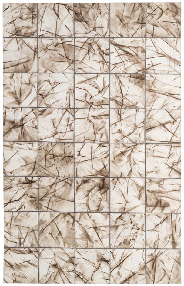 Detail image of 4' 11 x 7' 11 Cowhide - Patchwork Rug
