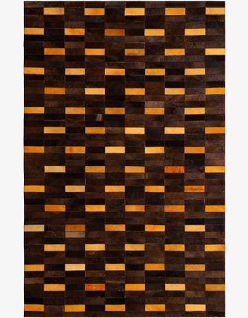 5' x 7' 10 Cowhide - Patchwork Rug