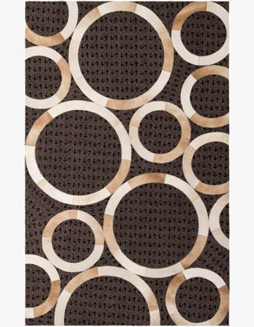 5' 1 x 7' 11 Cowhide - Patchwork Rug