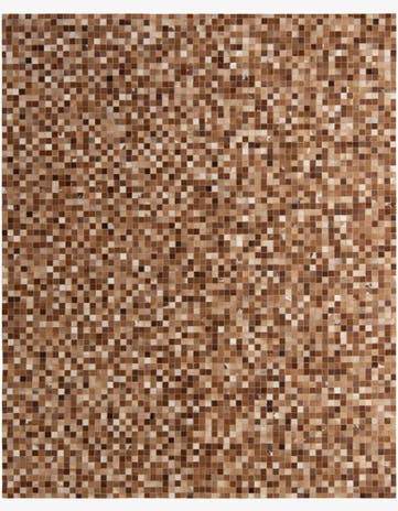7' 11 x 9' 9 Cowhide - Patchwork Rug