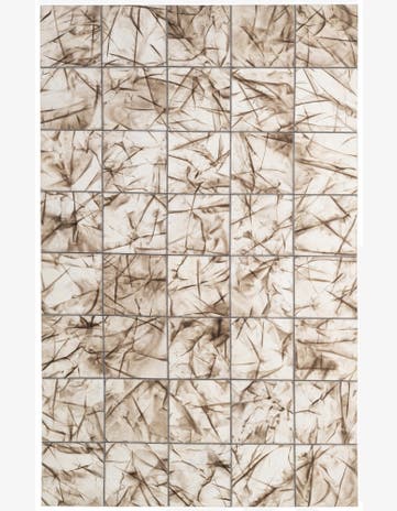 4' 11 x 7' 11 Cowhide - Patchwork Rug
