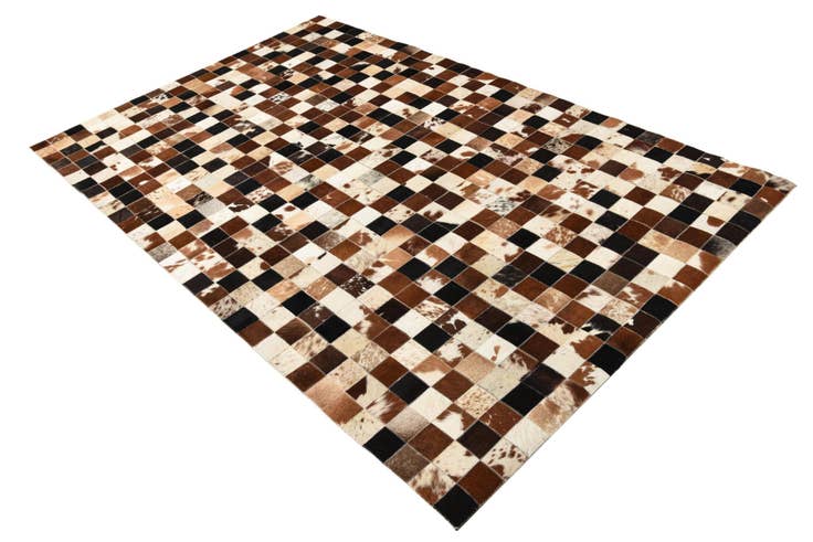 Detail image of 5' x 8' Cowhide Leather Rug
