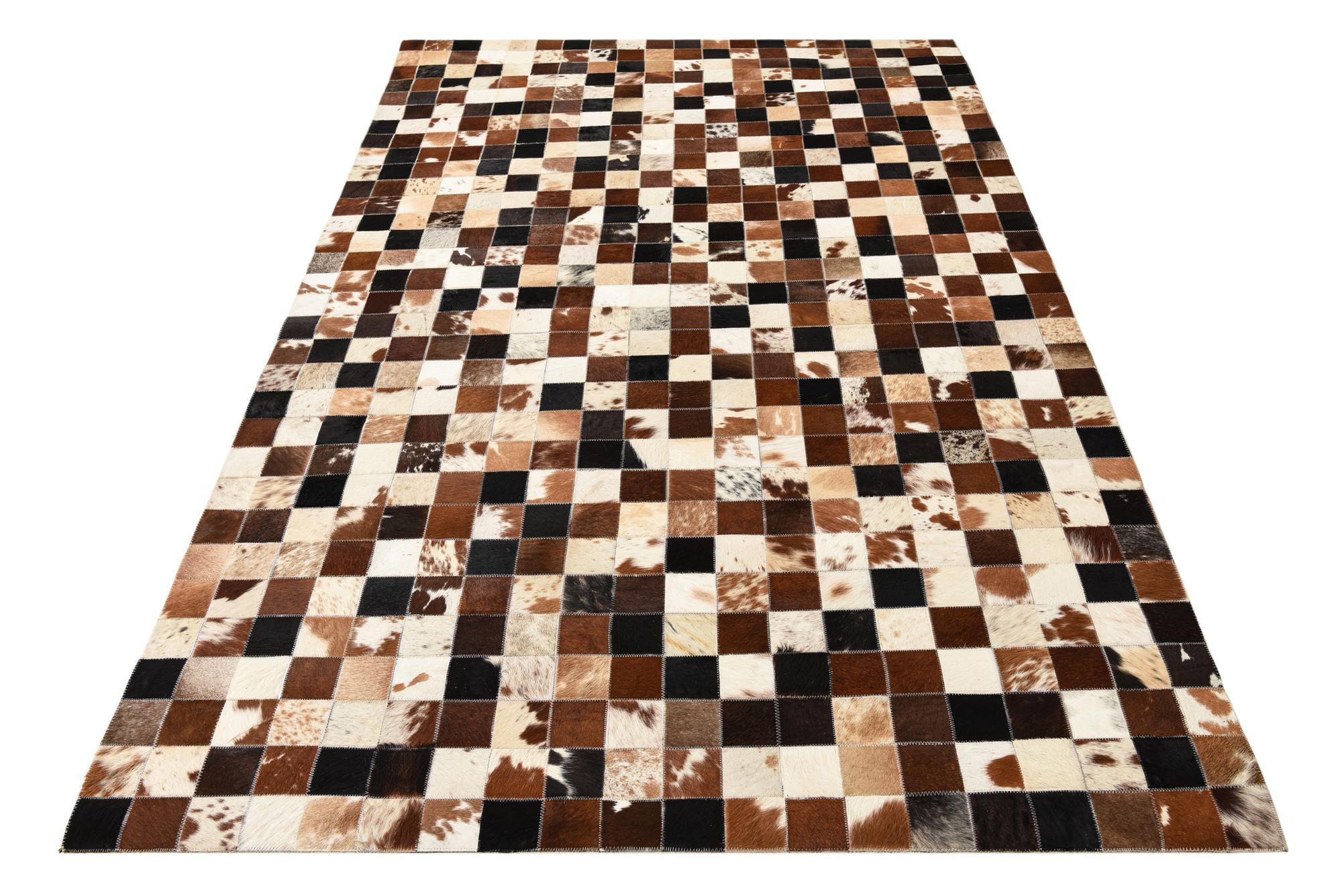 5' x 8' Cowhide Leather Rug