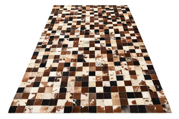 Detail image of 5' x 8' Cowhide Leather Rug