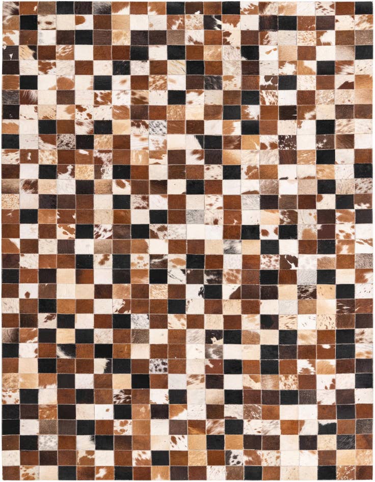 Detail image of 5' x 8' Cowhide Leather Rug