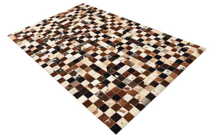 Detail image of 5' x 8' Cowhide Leather Rug