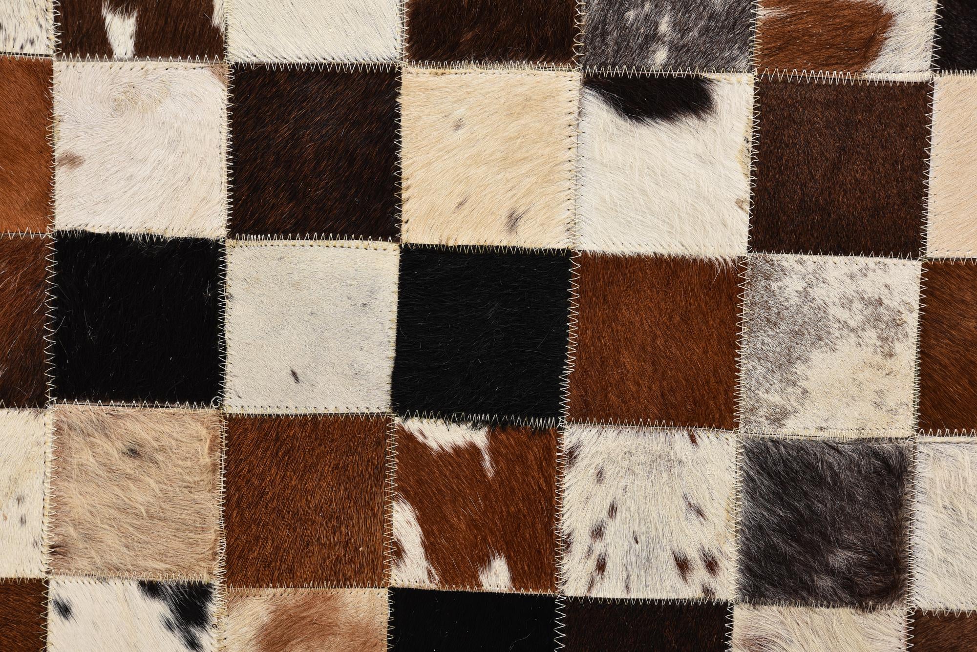 5' x 8' Cowhide Leather Rug