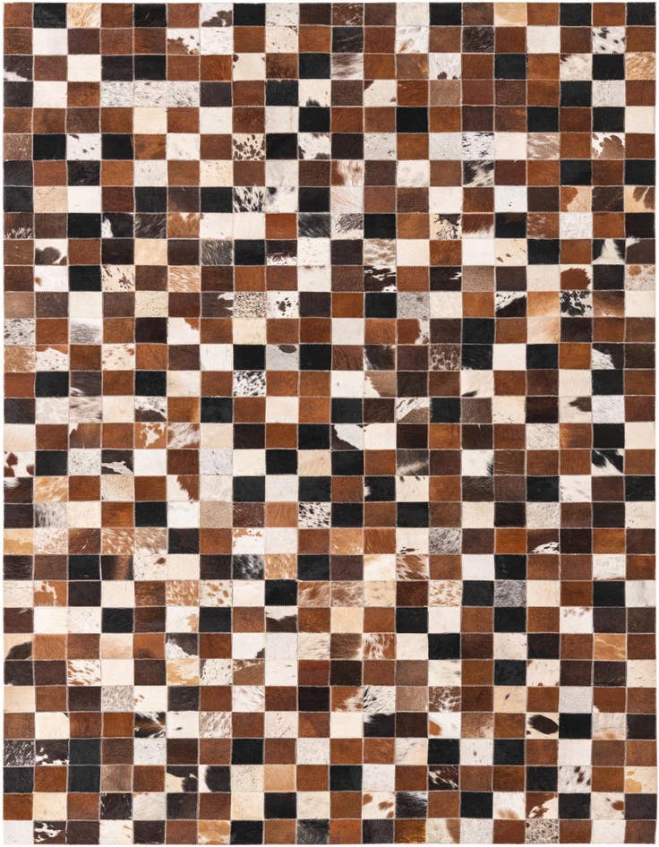 Detail image of 5' x 8' Cowhide Leather Rug