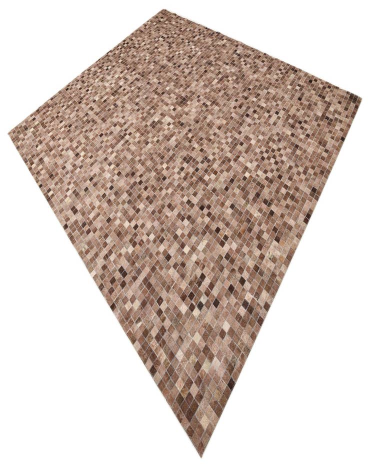 Detail image of 8' 4 x 10' Cowhide Leather Rug