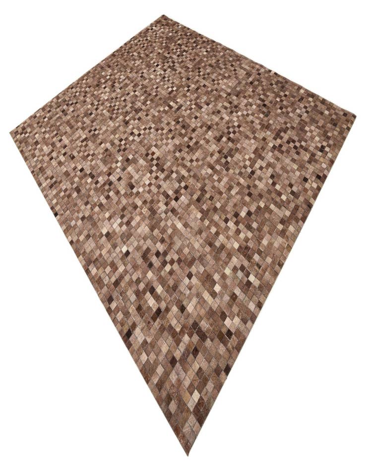 Detail image of 8' x 9' 9 Cowhide Leather Rug