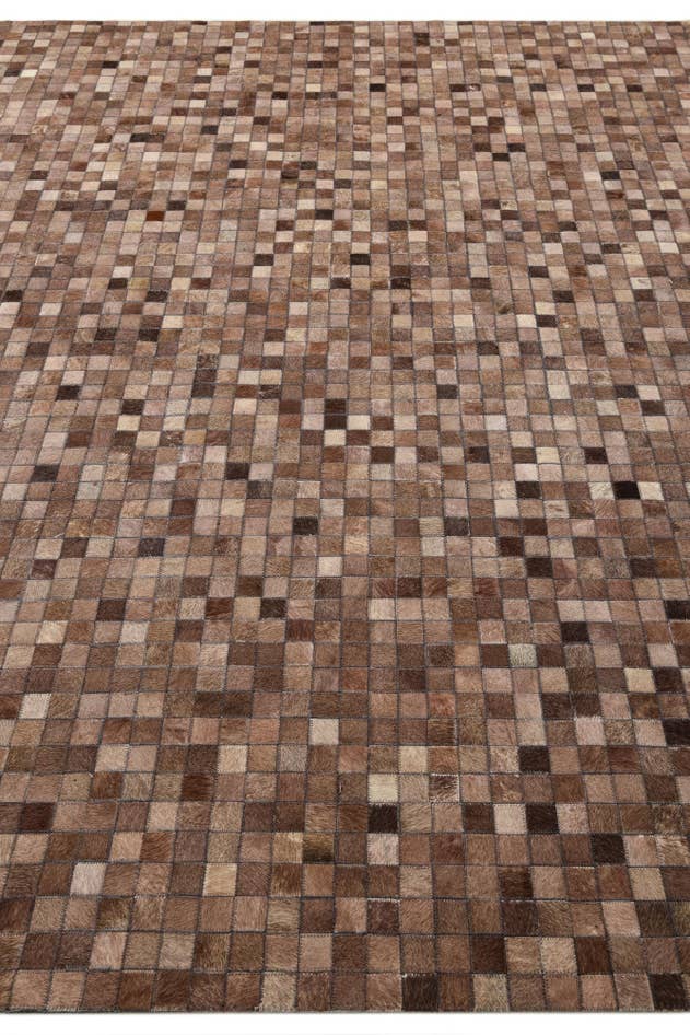 Detailansicht von 245cm x 295cm Cowhide Leather Teppich