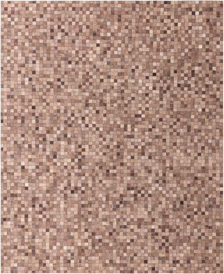 245cm x 295cm Cowhide Leather Teppich