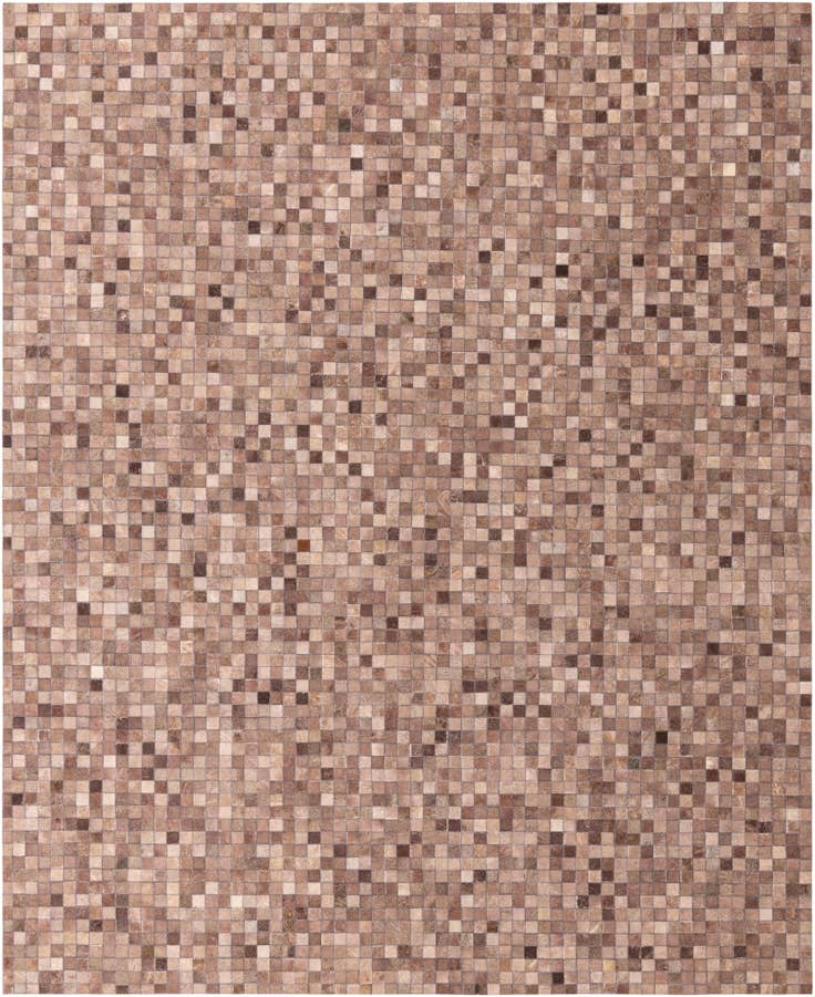 Detail image of 8' x 9' 9 Cowhide Leather Rug