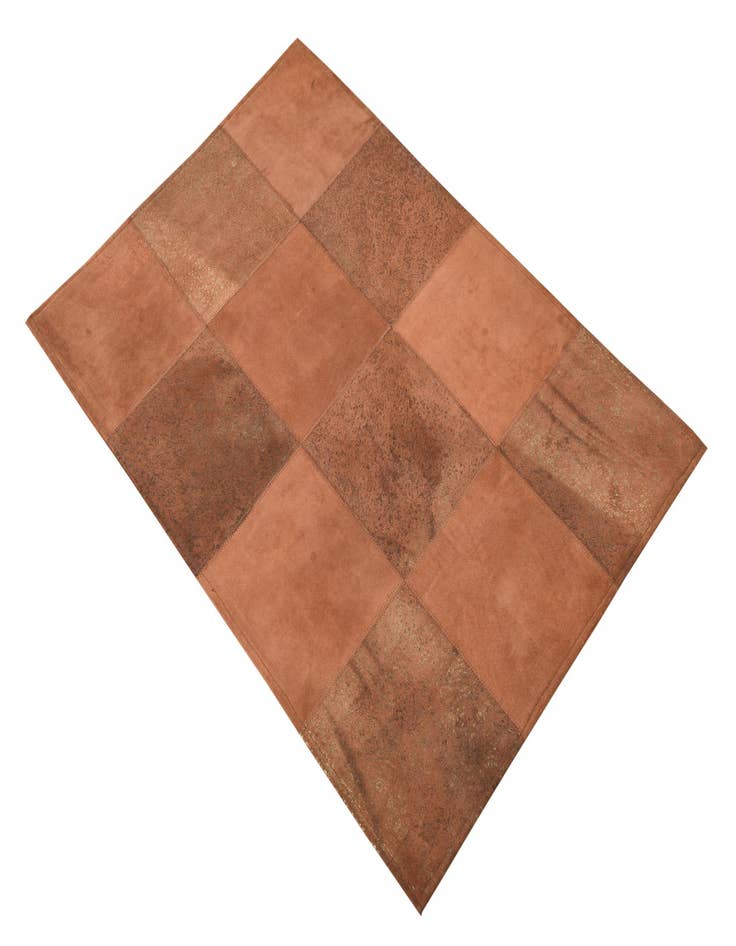 Detail image of 2' 1 x 3' 1 Cowhide Leather Rug