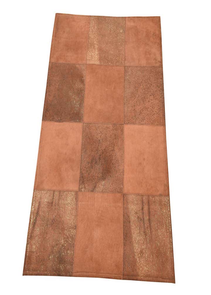 2' 1 x 3' 1 Cowhide Leather Rug