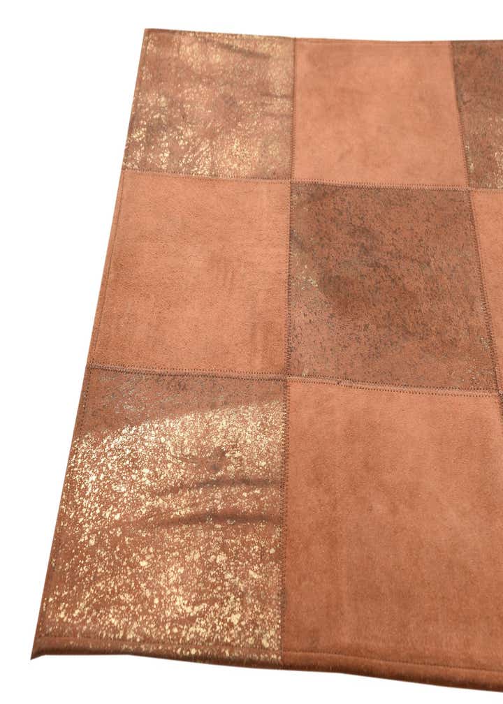 2' 1 x 3' 1 Cowhide Leather Rug