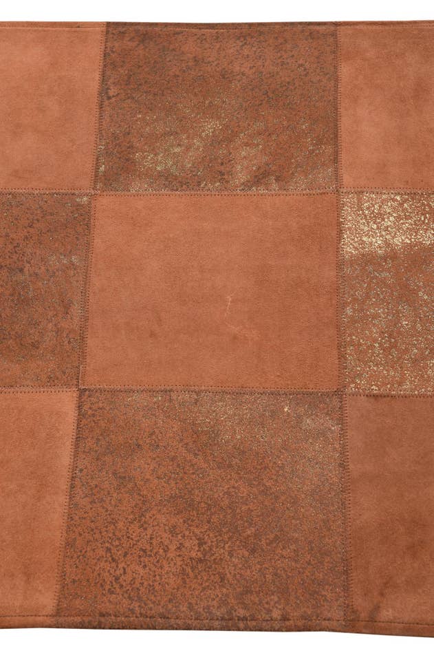 Detail image of 2' 1 x 3' 1 Cowhide Leather Rug
