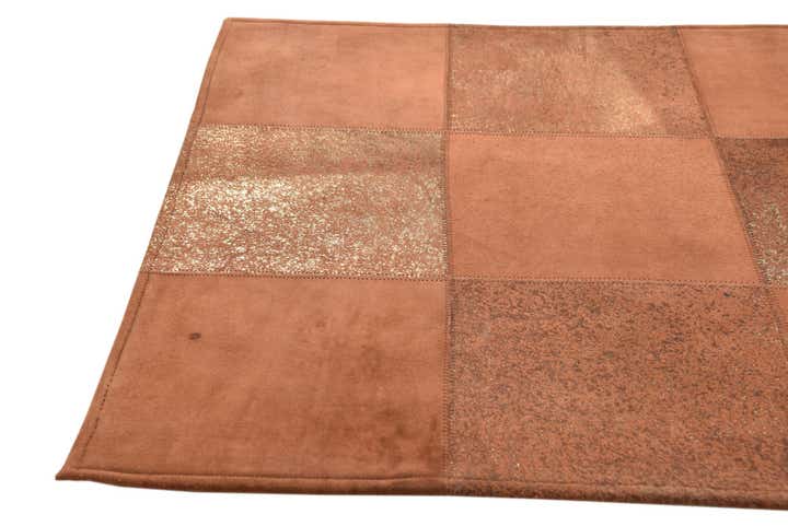 2' 1 x 3' 1 Cowhide Leather Rug