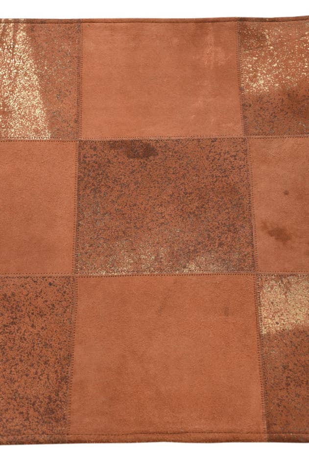 Detail image of 2' 1 x 3' 1 Cowhide Leather Rug
