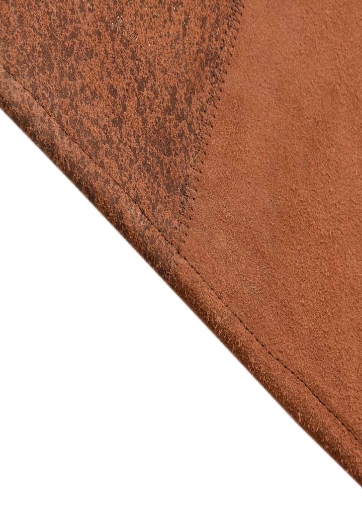 2' 1 x 3' 1 Cowhide Leather Rug