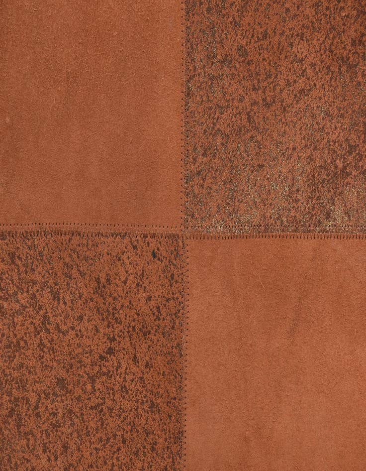 Detail image of 2' 1 x 3' 1 Cowhide Leather Rug