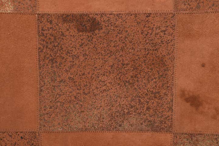 2' 1 x 3' 1 Cowhide Leather Rug