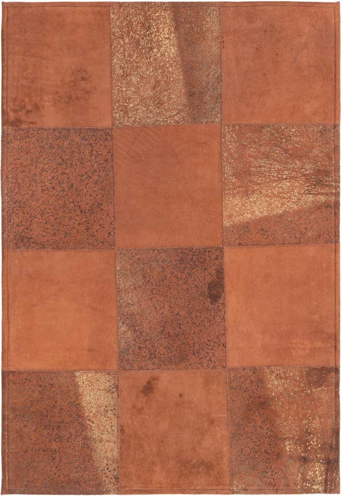 2' 1 x 3' 1 Cowhide Leather Rug