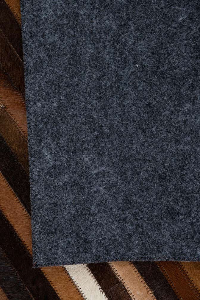 5' 1 x 7' 10 Cowhide Leather Rug