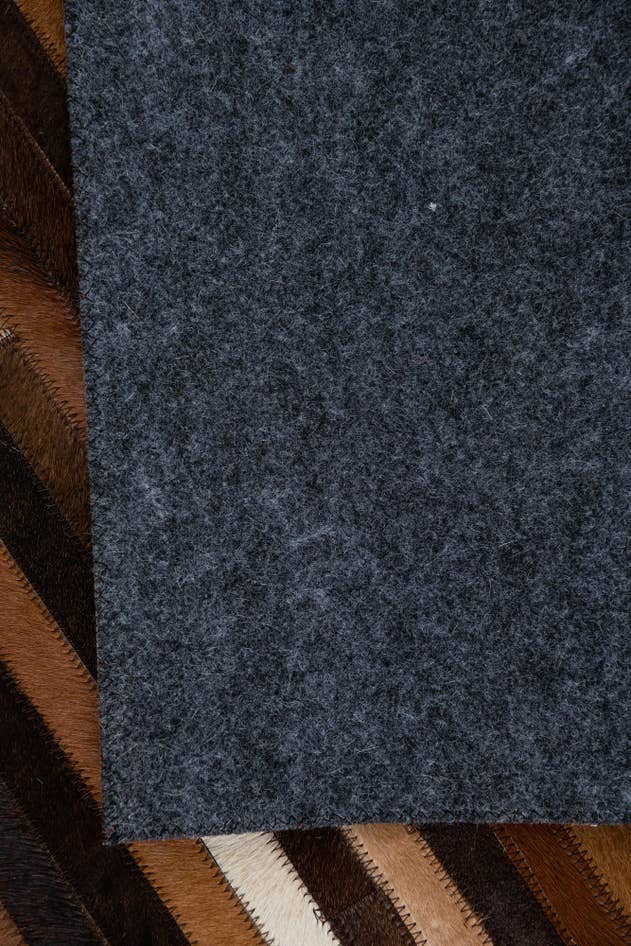 Detail image of 5' 1 x 7' 10 Cowhide Leather Rug