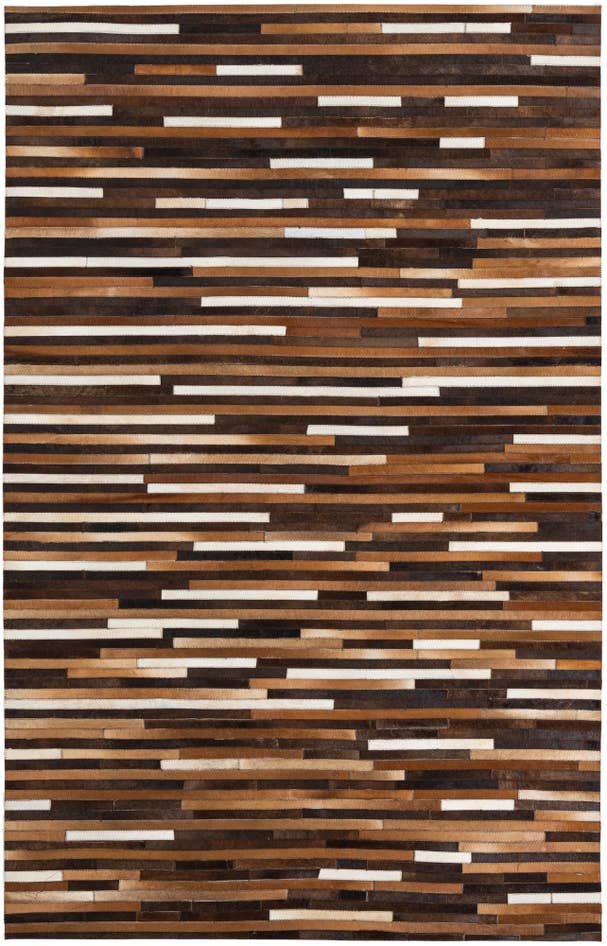 Detail image of 5' 1 x 7' 10 Cowhide Leather Rug
