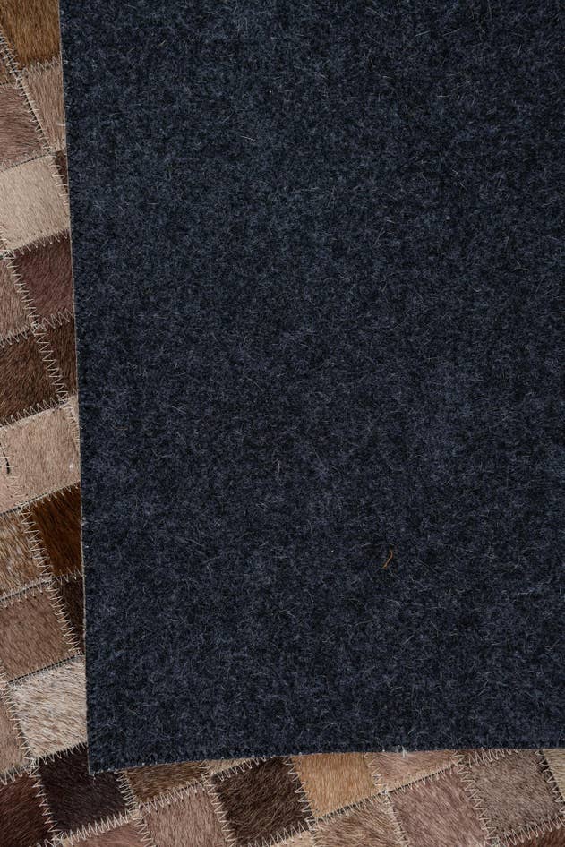 Detail image of 5' 1 x 8' 1 Cowhide Leather Rug