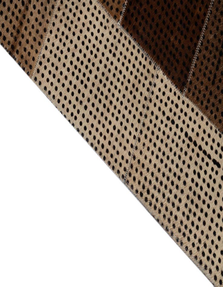 Detail image of 5' x 8' 1 Cowhide Leather Rug