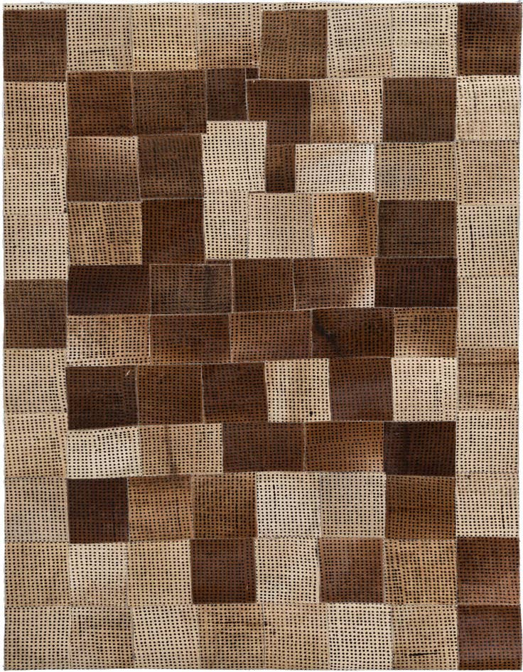 Detail image of 5' x 8' 1 Cowhide Leather Rug