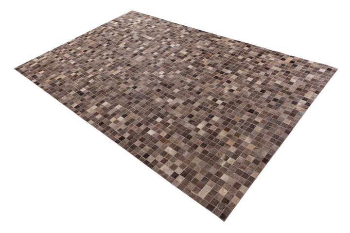 5' x 7' 10 Cowhide Leather Rug