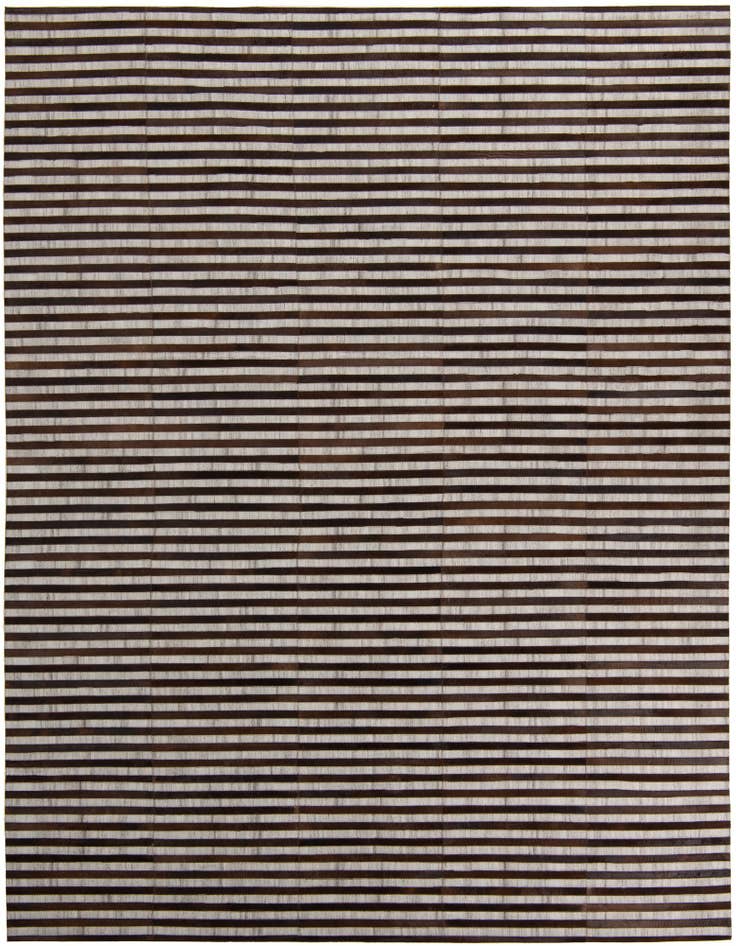 Detail image of 8' 1 x 9' 5 Cowhide Leather Rug