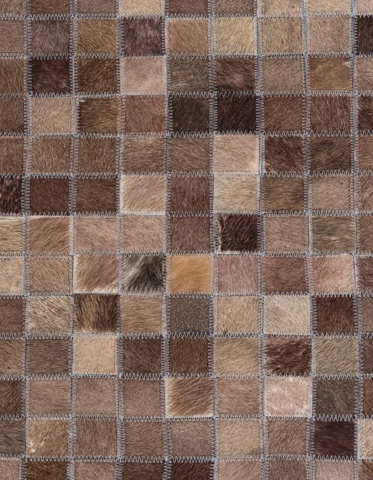 Detail image of 5' x 8' Cowhide Leather Rug