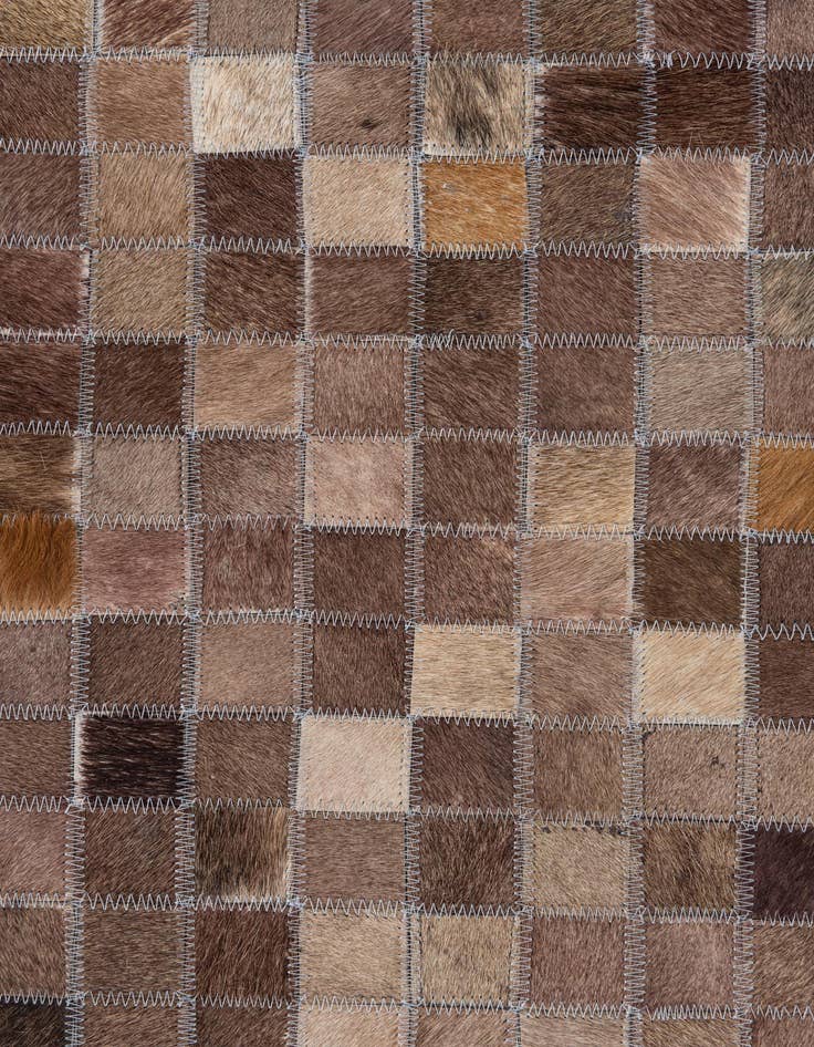 Detail image of 5' x 8' Cowhide Leather Rug