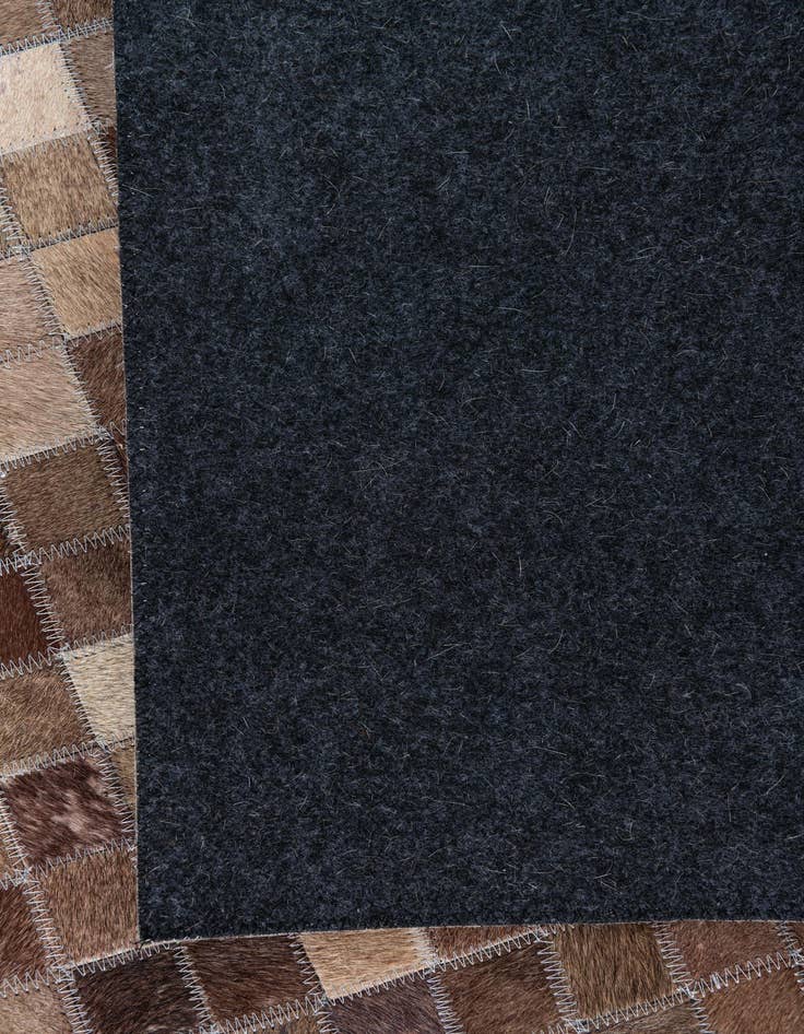 Detail image of 5' x 8' Cowhide Leather Rug