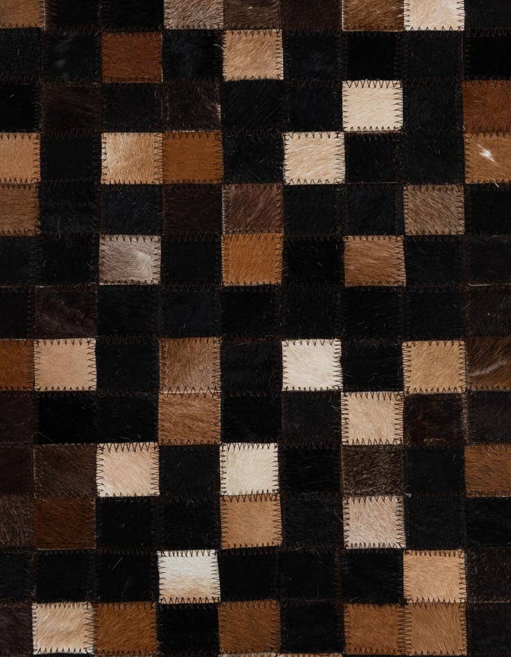 Detail image of 5' x 8' Cowhide Leather Rug