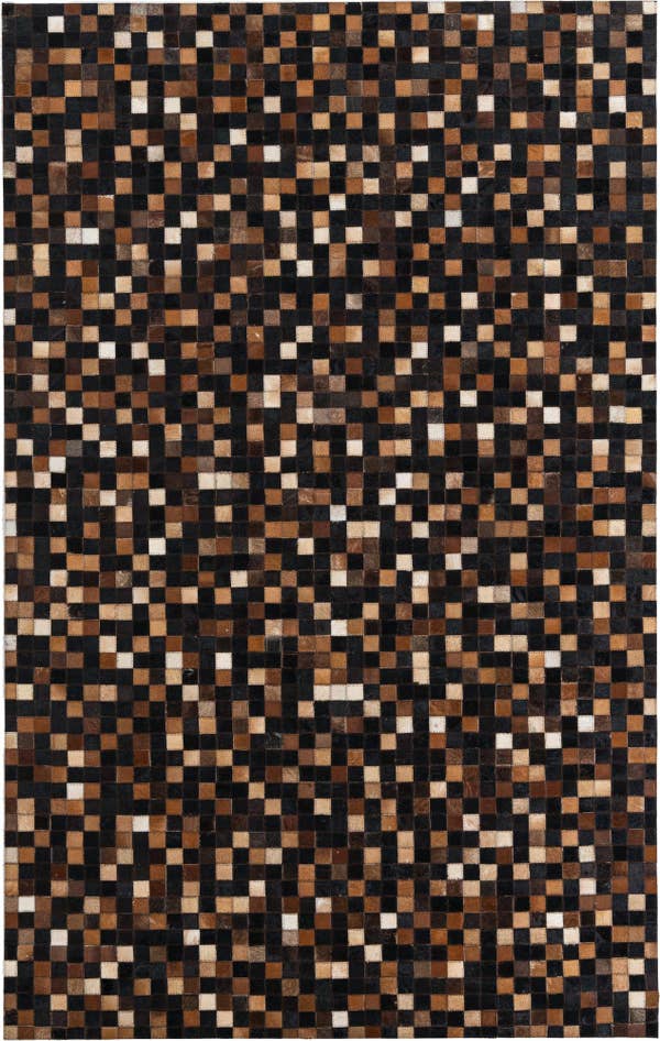 Detail image of 5' x 8' Cowhide Leather Rug