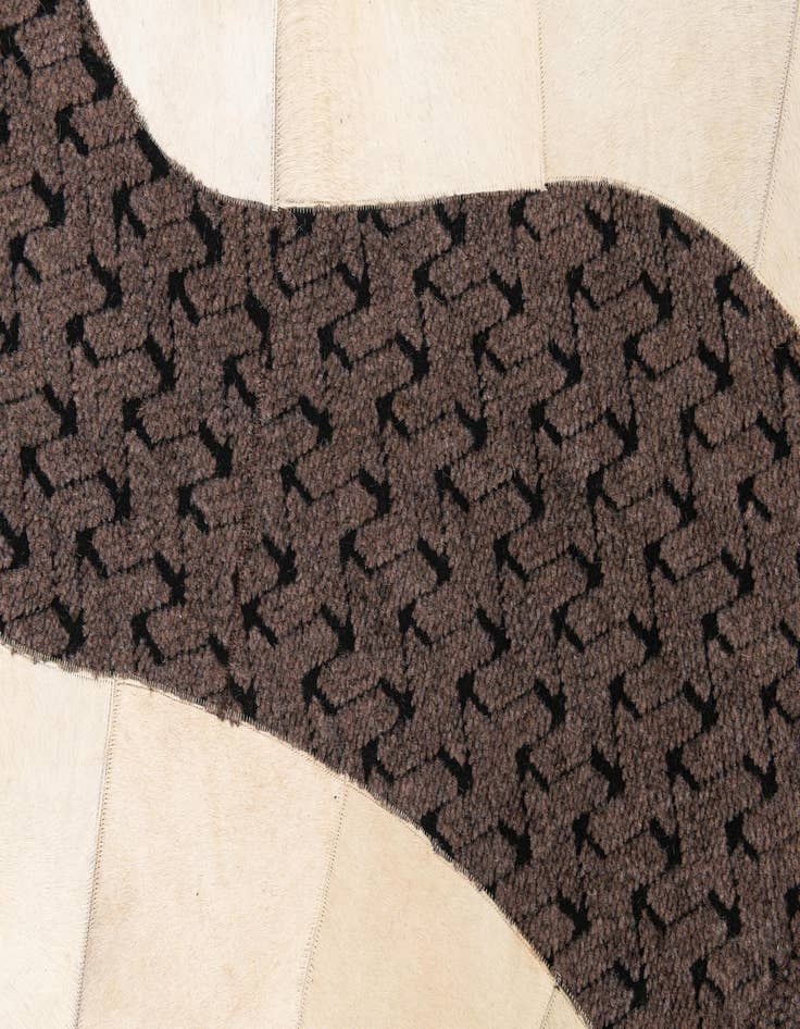 Detail image of 5' x 8' Cowhide Leather Rug