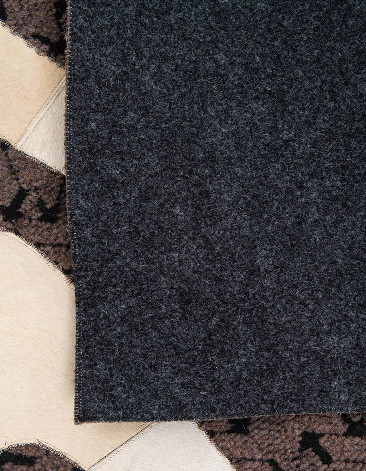 Detail image of 5' x 8' Cowhide Leather Rug