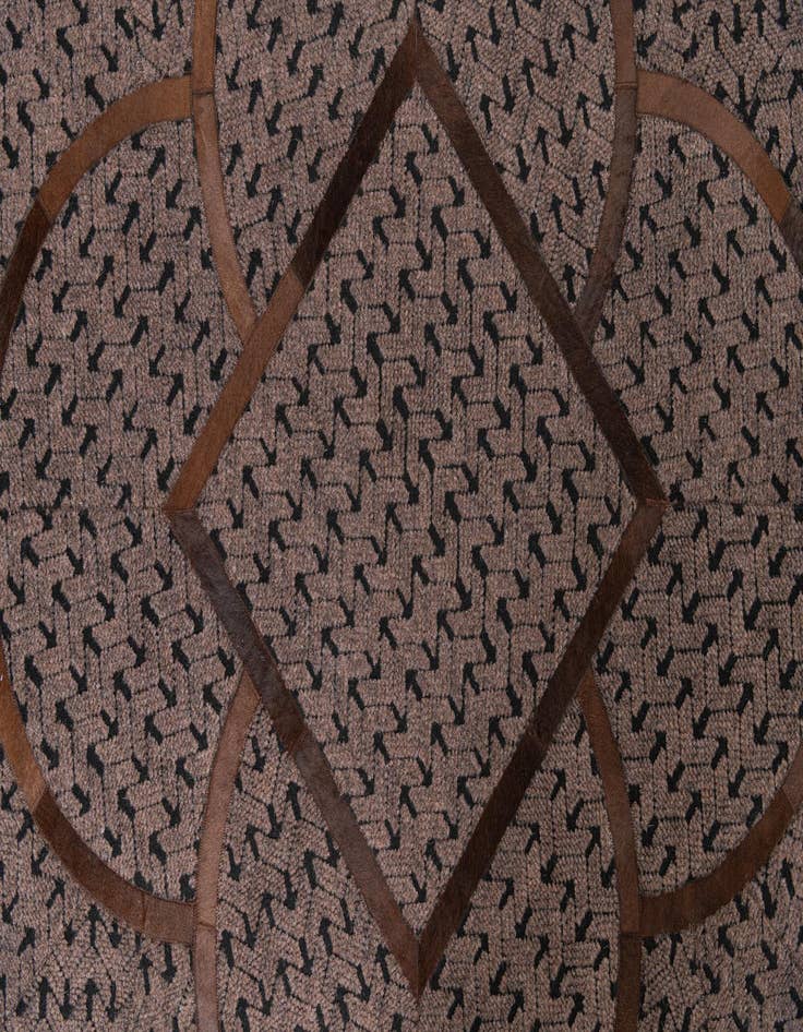 Detail image of 5' x 8' Cowhide Leather Rug